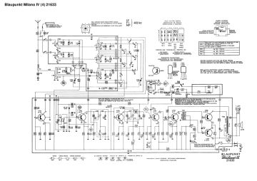 Blaupunkt Milano 4 schematic circuit diagram